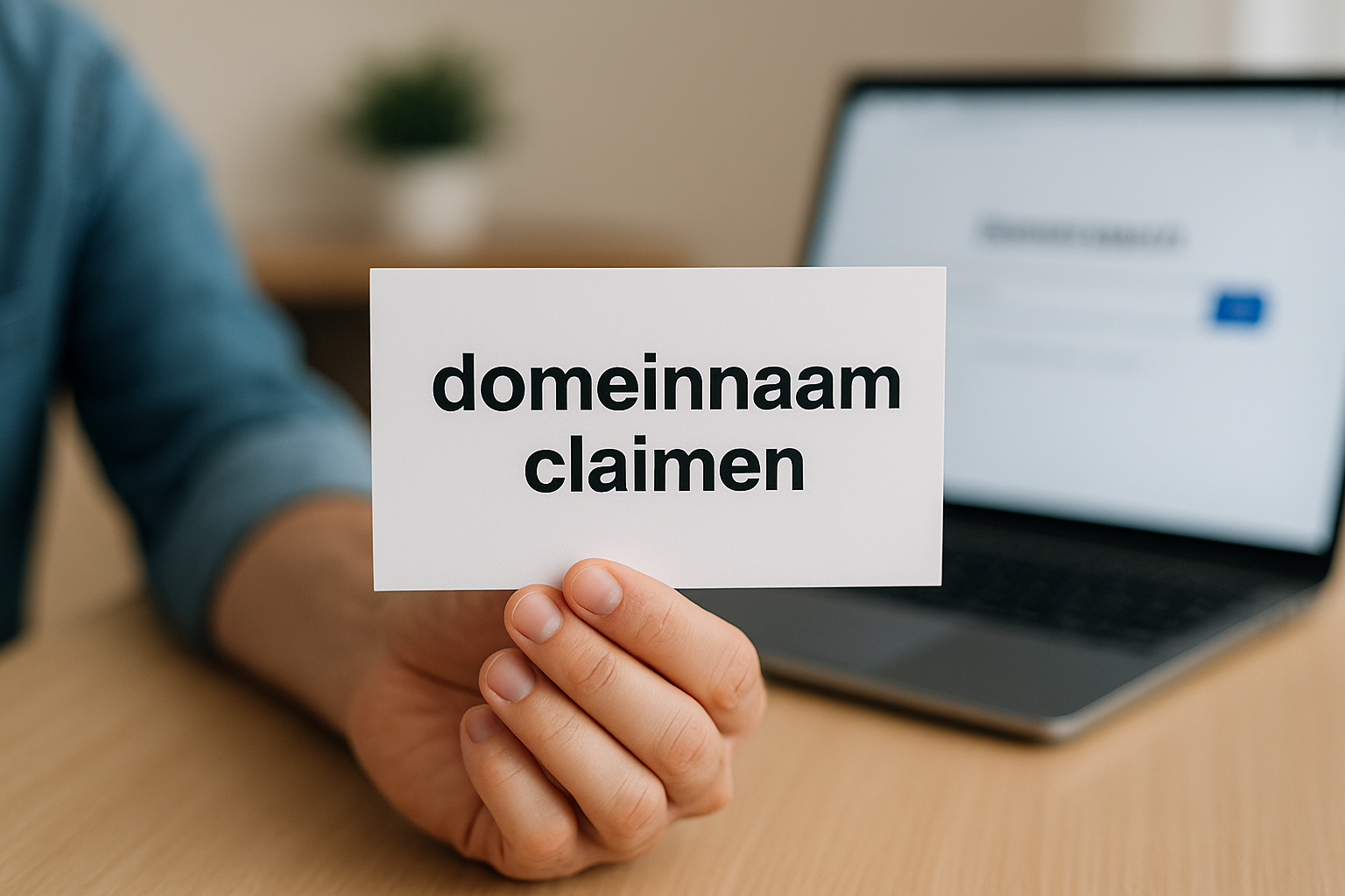 domeinnaam claimen